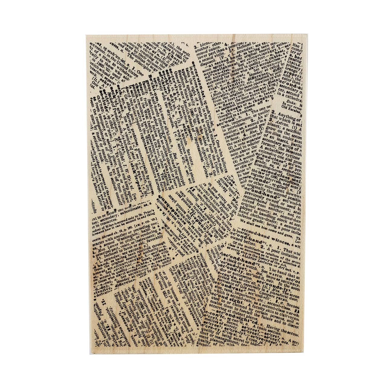 6 Pack: Background Articles Wood Stamp by Recollections™